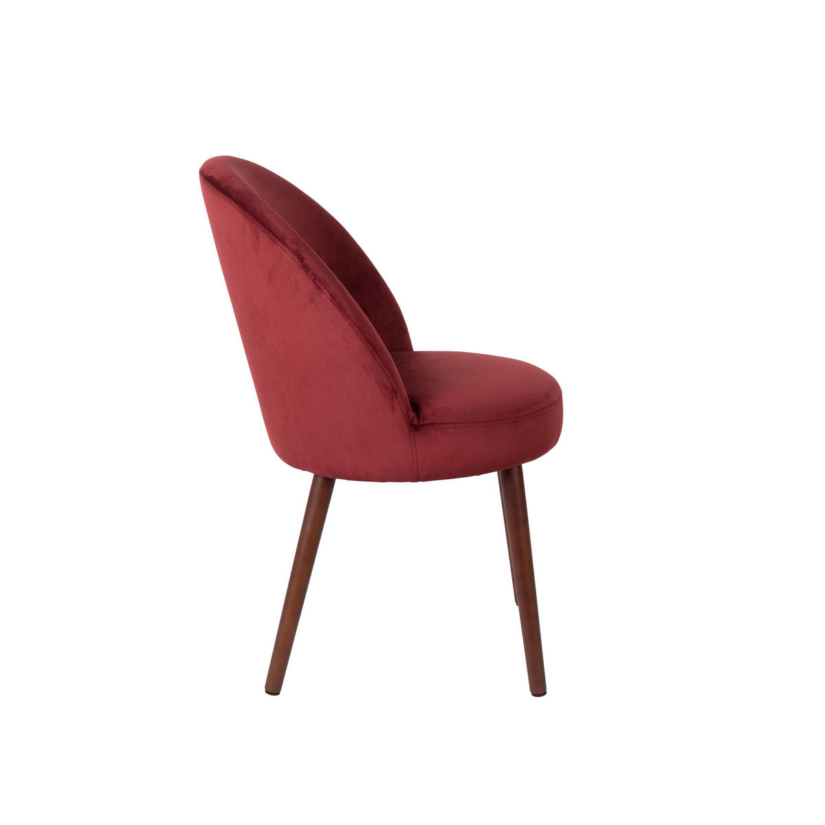 ESSZIMMERSTUHL Barbara Rot - 2 er Set - Rot, Textil (51/85.5/59cm) - Dutchbone