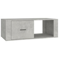 COUCHTISCH Betongrau 100x50,5x35 cm Holzwerkstoff - Grau, Holzwerkstoff (100/50.5/35cm) - furnicato