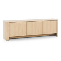 TV-SCHRANK 168 cm Mezzano mit 3 Türen, Eiche Vicenza - Eichefarben, Holz (168/52/39cm) - Emporius