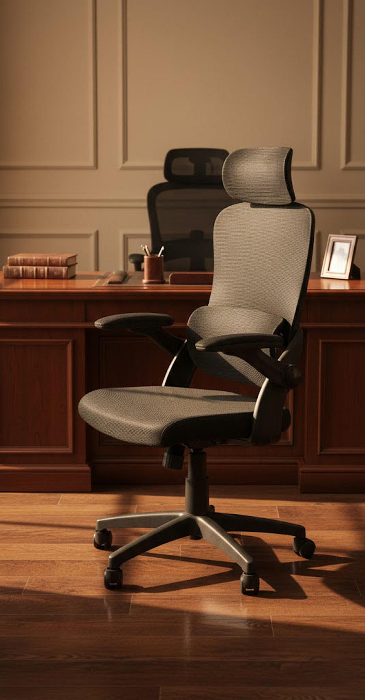 BÜROSTUHL Mavik schwarz - Schwarz, Kunststoff/Metall (60.5/111/61.5cm) - TPFLiving