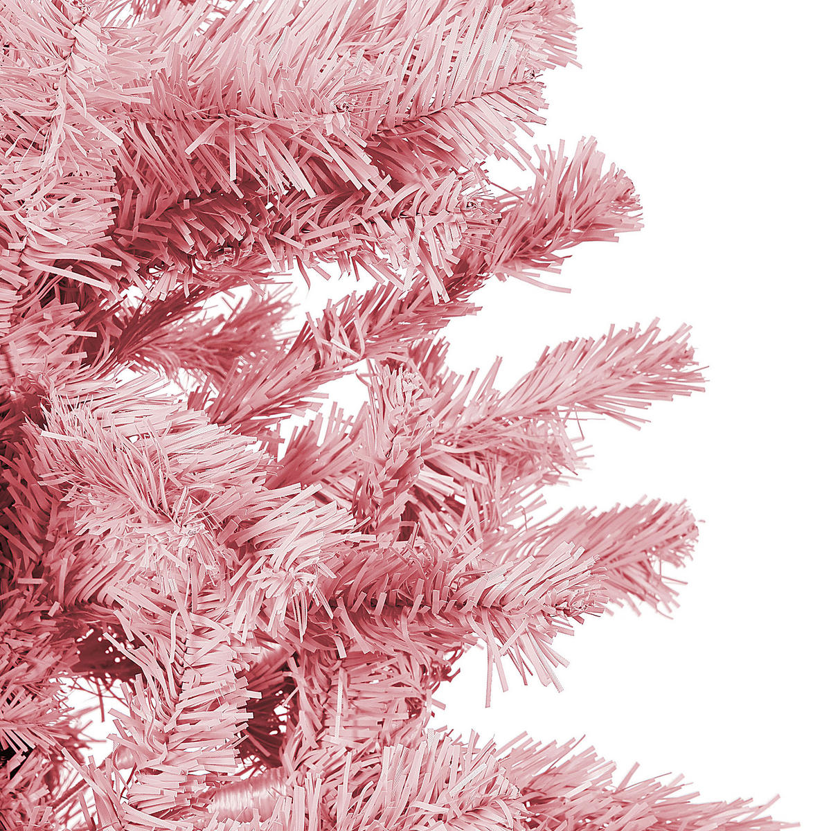 WEIHNACHTSBAUM 120 cm Rosa Farnham - Rosa, Kunststoff (120cm) - Beliani
