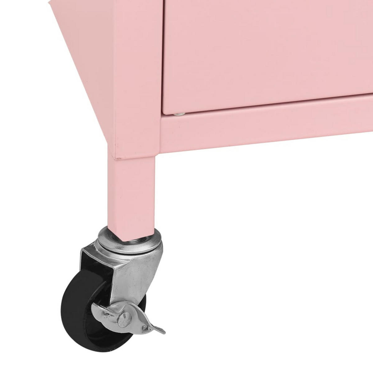 LAGERSCHRANK ROSA 60X35X56 CM STAHL - Pink, Metall (35/56/60cm) - vidaXL