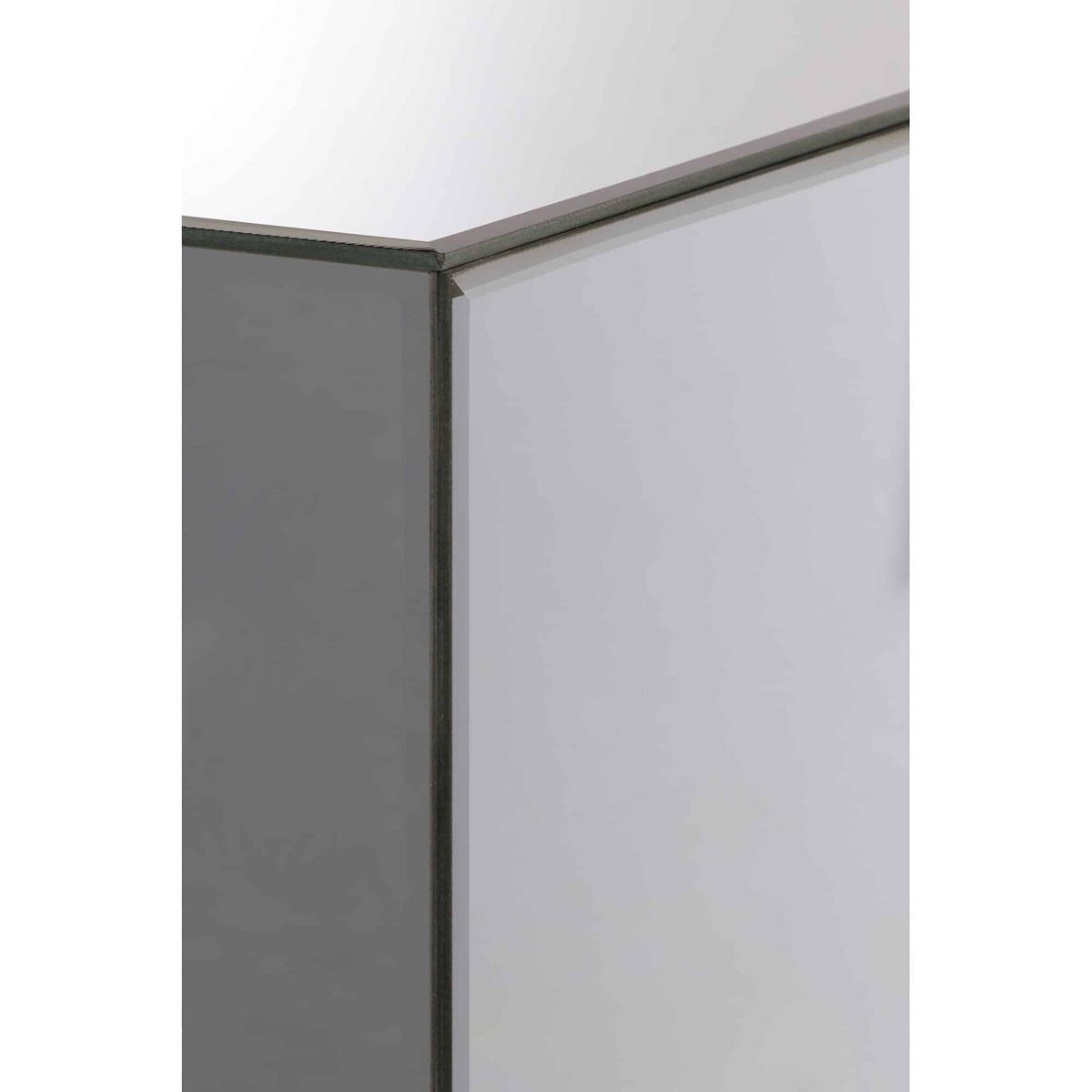 BEISTELLTISCH Daxton Grau 40/40/40 cm - Grau, Glas (40/40/40cm) - Light & Living