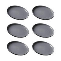DESSERTTELLER Jasper Schwarz ø 19.0 cm 6er Set - Schwarz, Keramik (19cm) - Ritzenhoff Breker