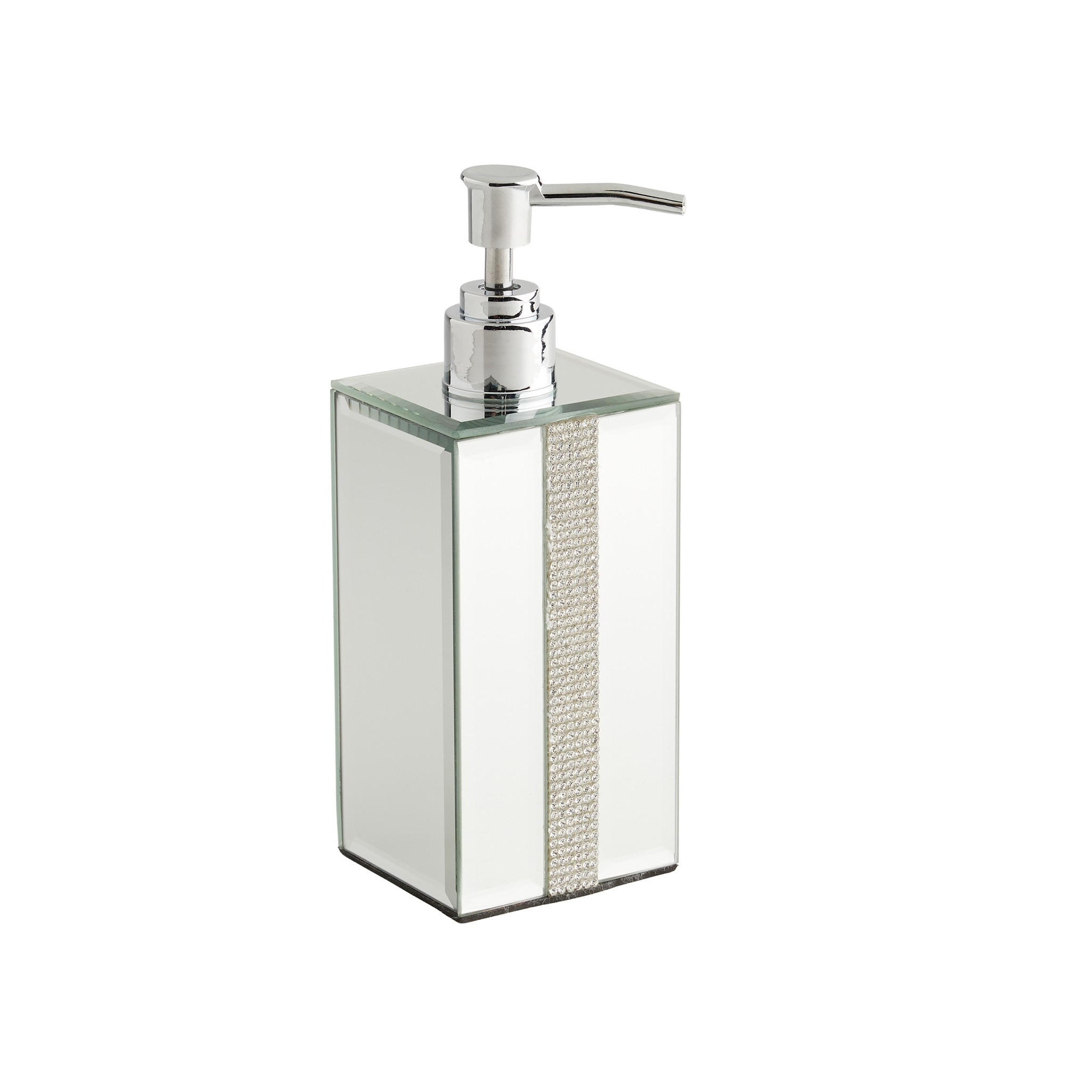 SEIFENSPENDER Mirrelis - Silberfarben, Glas (6.5/17.5/6cm) - home&you