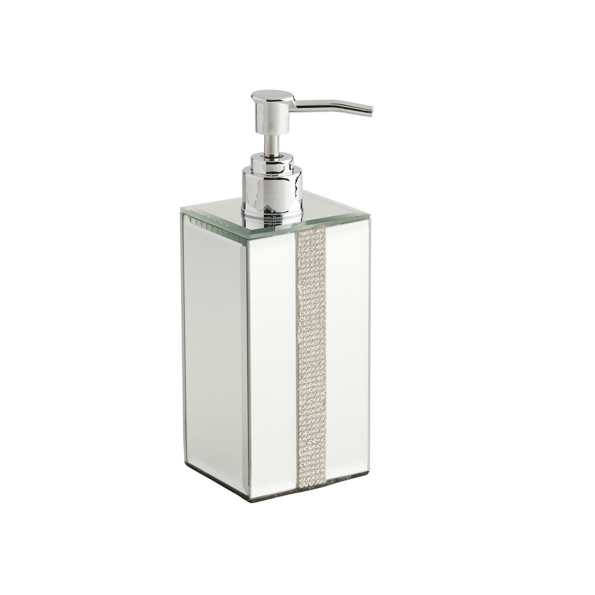 SEIFENSPENDER Mirrelis - Silberfarben, Glas (6.5/17.5/6cm) - home&you