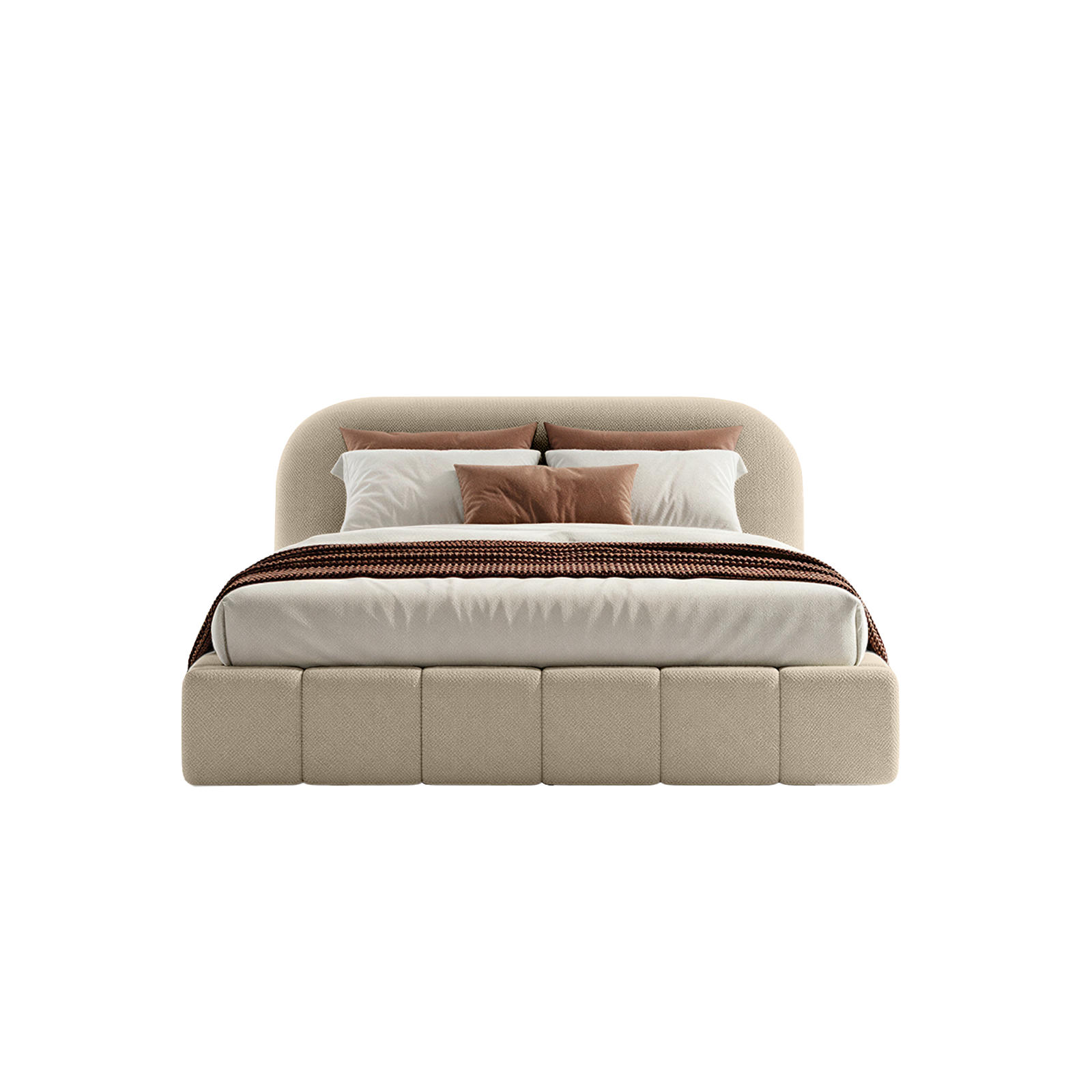 Fedve Polsterbett Beige 160x200 cm