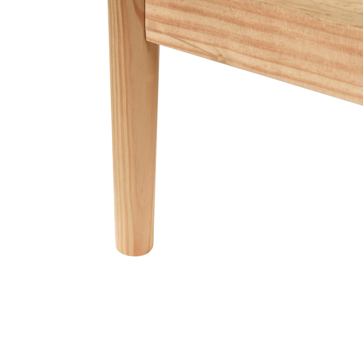 BETT mit Lattenrost 160/200 cm Hellbraun Clairac - Hellbraun, Holz (160/200cm) - Beliani