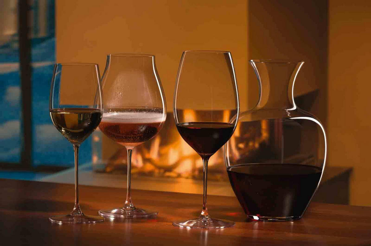 RIESLING GLÄSERSET MIT DEKANTER Veritas transparent 5er Set - Transparent, Glas (0.001L) - Riedel