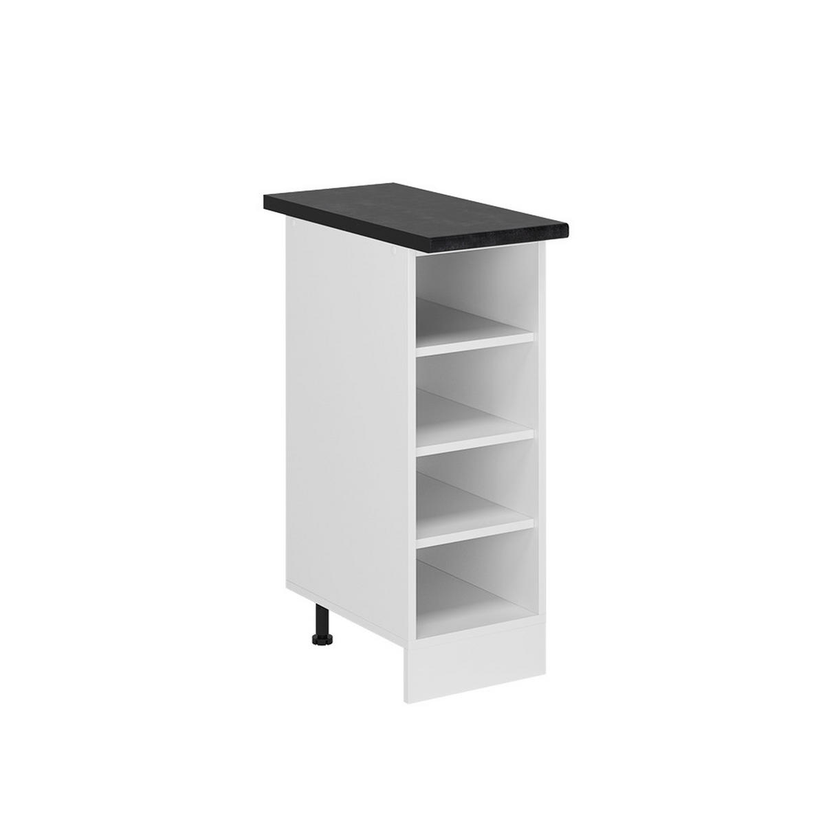 POLICE KUCHYŇ R-Line Bílá - bílá, kompozitní dřevo (30/81.6/60cm) - Vicco