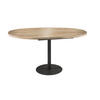 ESSTISCH Borte Sonoma Eiche / Schwarz 100/138 / 100 / 76cm - Schwarz/Sonoma Eiche, Holz/Holzwerkstoff (100/100/76cm) - Feldmann-Wohnen