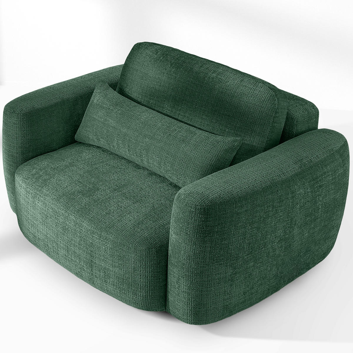 SESSEL ELOSA - Grün, Holz/Textil (145/85/115cm) - KONSIMO®