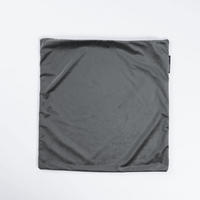 KISSENBEZUG COUSHY - Anthrazit, mit Kissenfüllung - Anthrazit, Kunststoff (50/50cm) - Home Deluxe