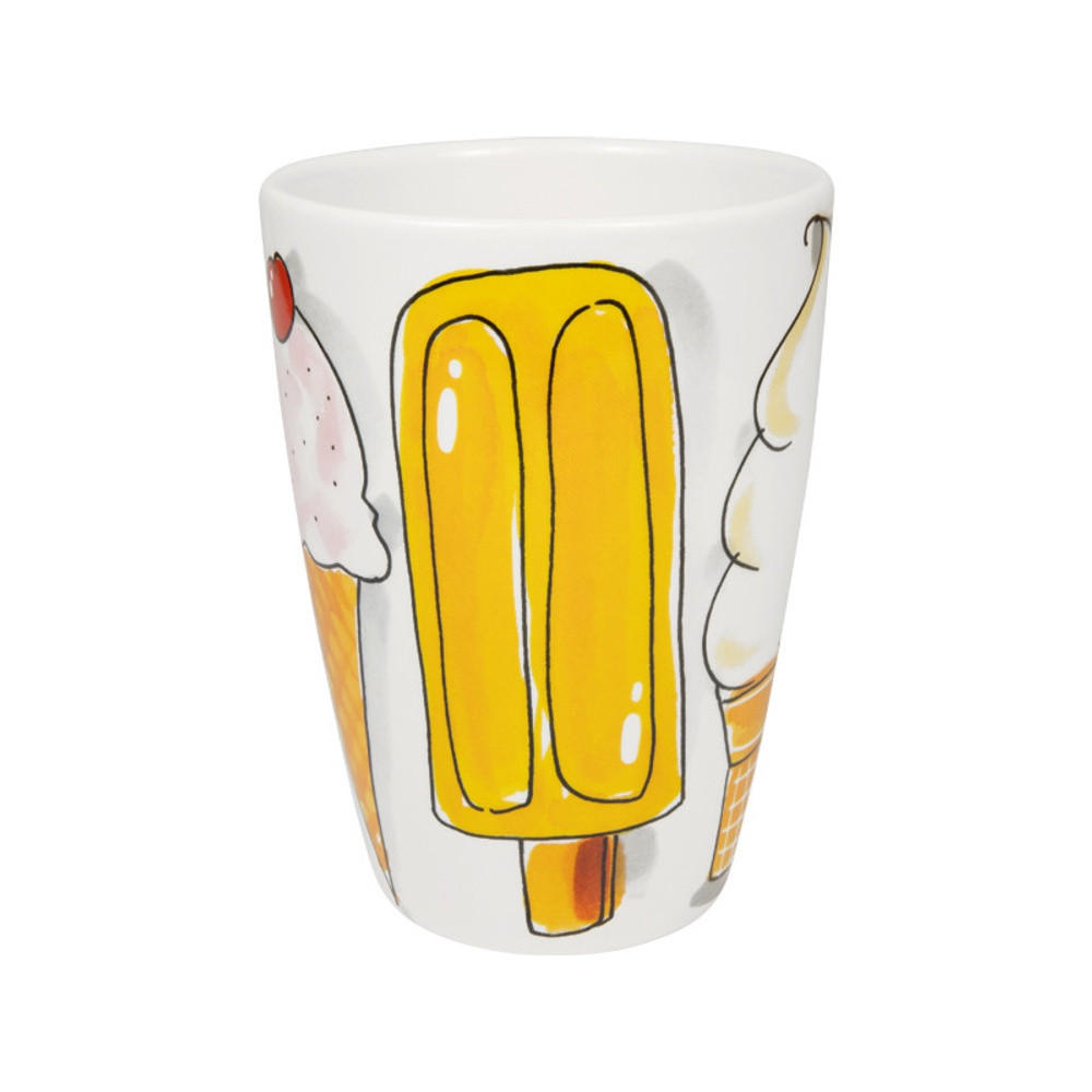 XL-BECHER Eis in Bunt - 500 ml - Multicolor, Keramik (0.5L) - Blond Amsterdam