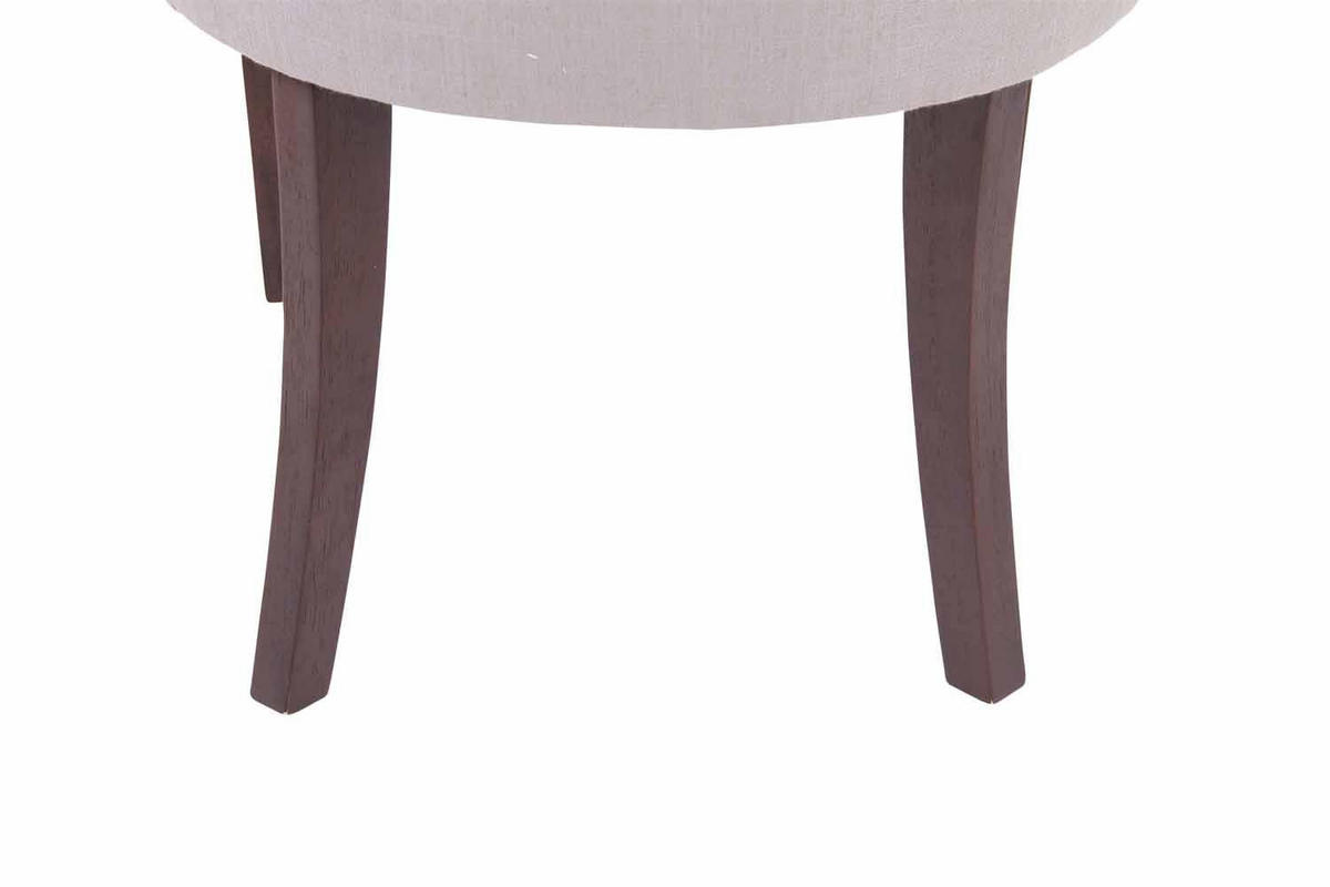 WOHNZIMMERSTUHL 2er Set Stoff grau - Grau, Holz/Textil (55/92/58cm) - CLP
