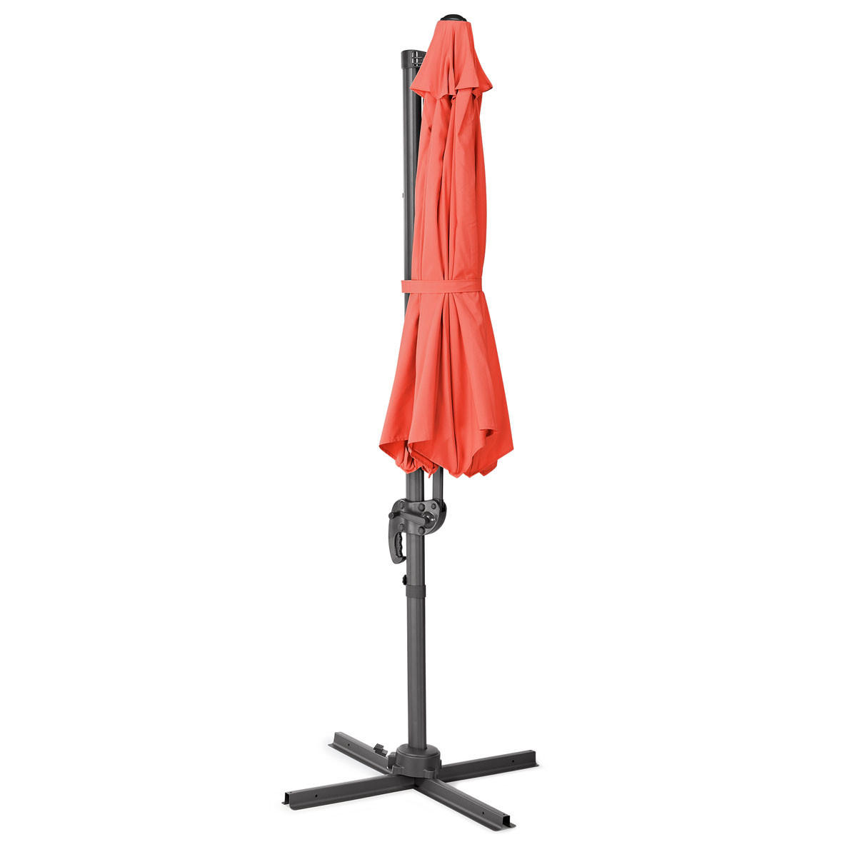 AMPELSCHIRM 3m Orange (3er Set) - Orange, Textil (290/290cm) - SVITA
