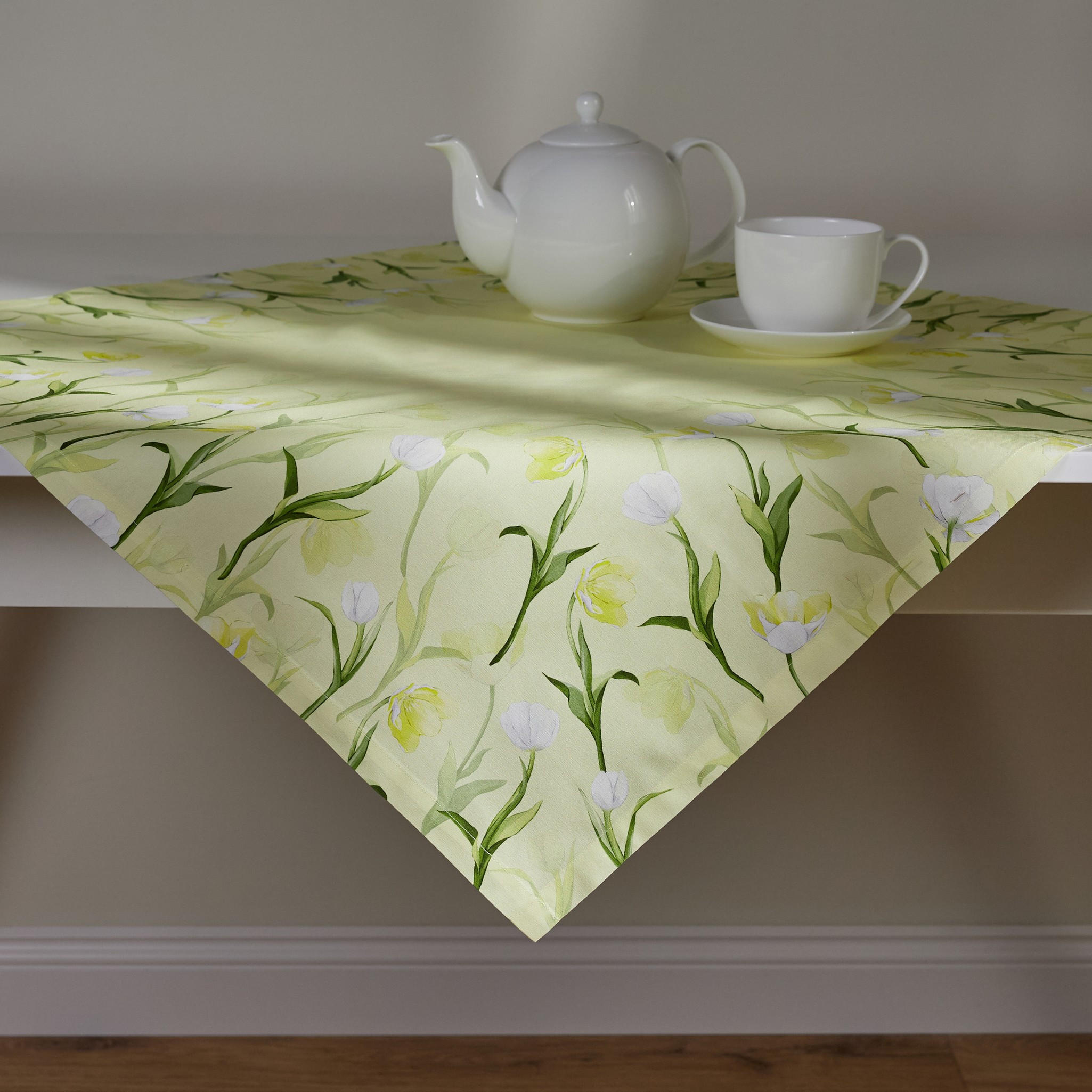 TISCHDECKE Tendi - Hellgrün, Textil (80/80/1cm) - home&you