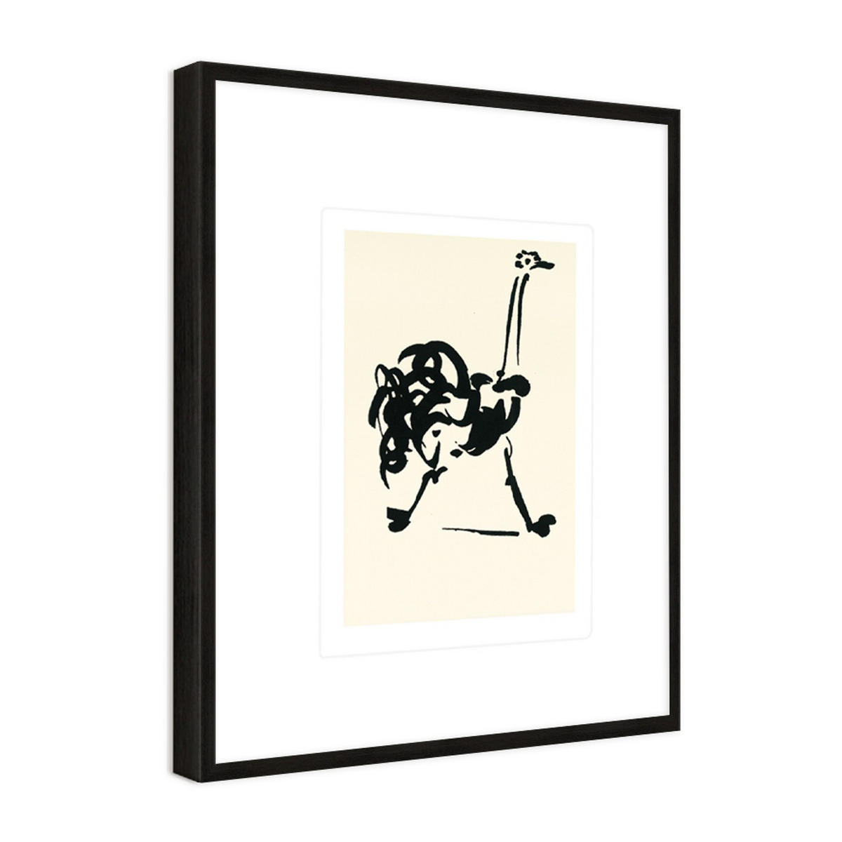 BILD gerahmt 53x63 cm Pablo Picasso „Der Strauß“ - Weiß, Holz (53/63cm) - artissimo