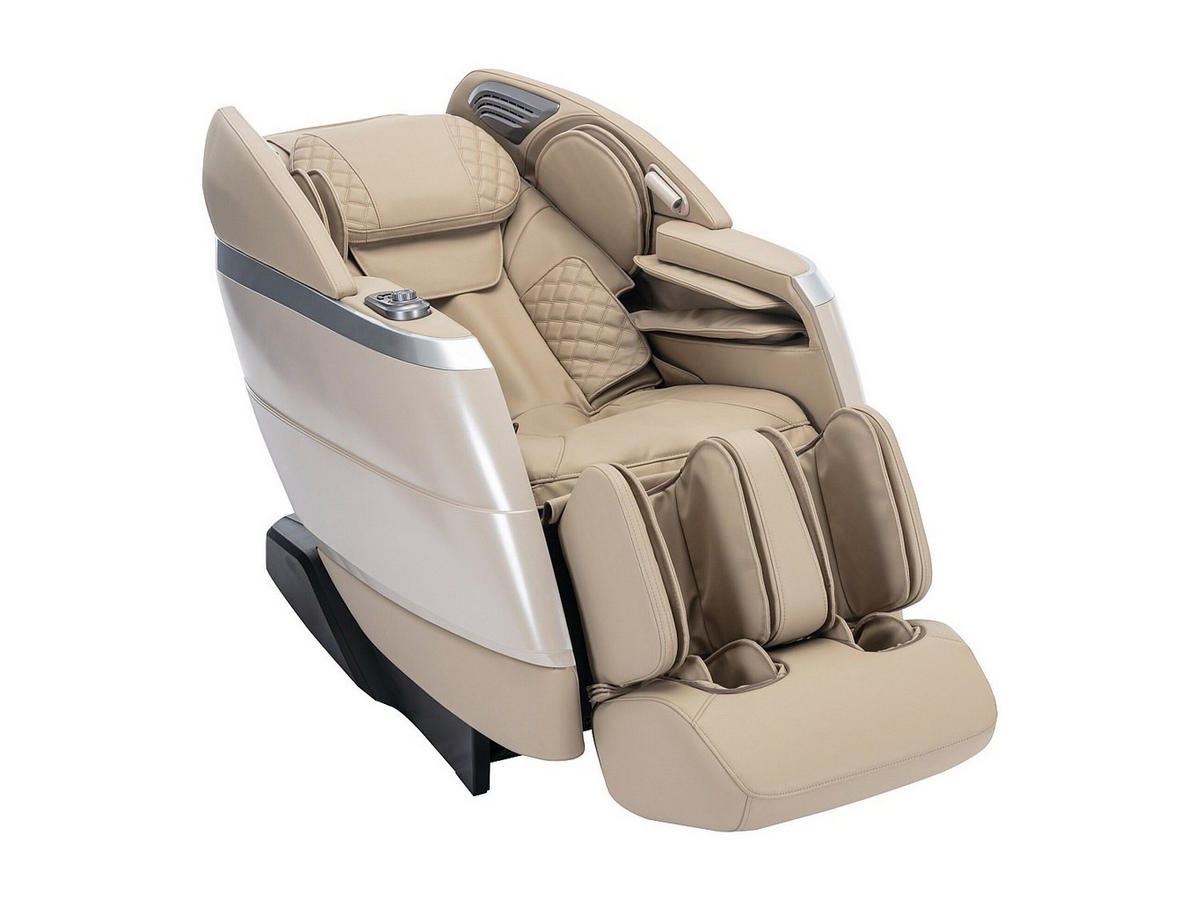 MASSAGESESSEL - Kunstleder - Sprachsteuerung - Zero-Gravity-System - Beige - ULAP - Beige, Leder (75.5/115.5/156cm) - Vente-Unique