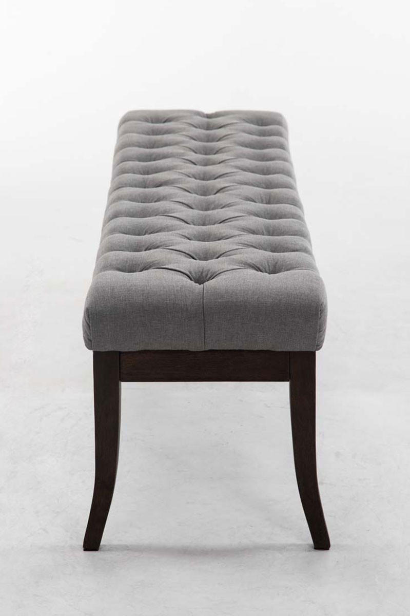 SITZBANK 150/38 cm Stoff Grau - Grau, Holz/Textil (150/46/38cm) - CLP