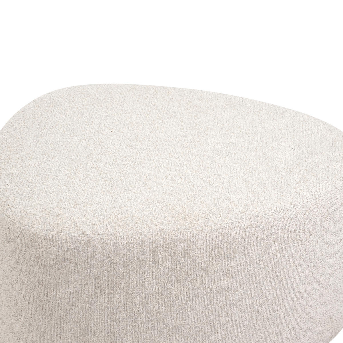 POUF Stoff Hellbeige Saco - Beige, Textil (57/45/78cm) - Beliani