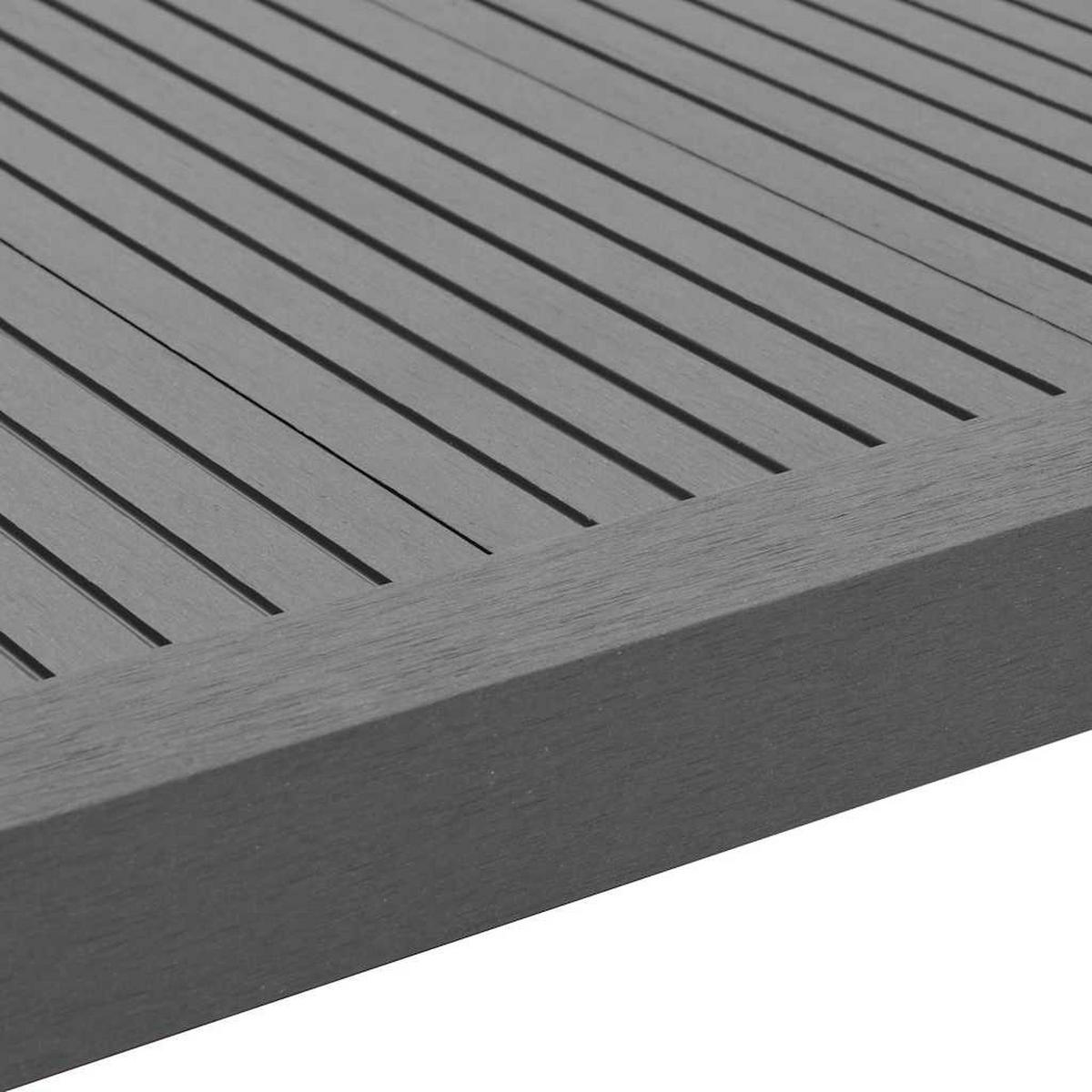 WINKELLEISTEN 5er set Wpc 170 Cm Grau - Grau, Holzwerkstoff (170/4.5/4.5cm) - vidaXL