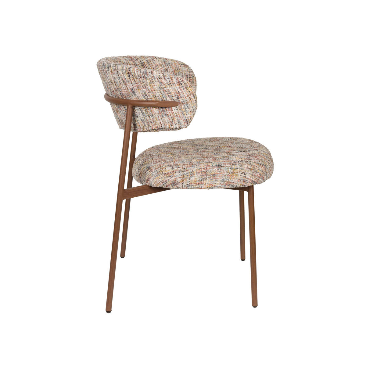 ESSZIMMERSTUHL Claes Mehrfarbig - 2 er Set - Beige, Textil (56.5/78.5/57.5cm) - Housecraft Living