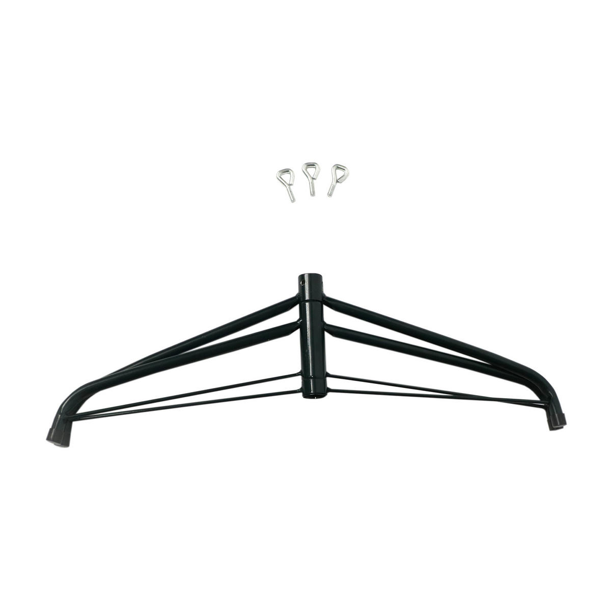 WEIHNACHTSBAUM Schwarz 105/105/180 cm - Schwarz, Kunststoff (180cm) - Mobili Rebecca