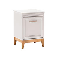 NACHTTISCH Windsor W-11 - Kaschmir/Eichefarben, Holz/Holzwerkstoff (45/62/41cm) - MIRJAN24