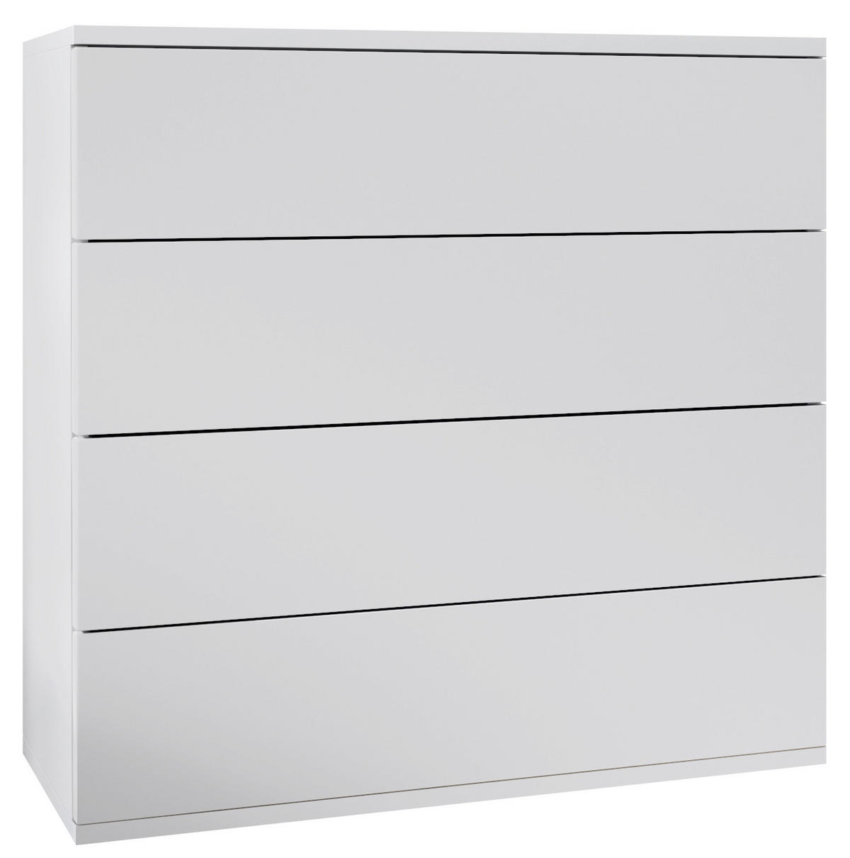KOMMODE Pavos Weiß matt - Weiß, Holzwerkstoff (76/76/35cm) - Vladon