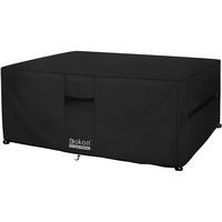ABDECKUNG für Gartenmöbel 180 x 180 x 74 cm Wasserdicht Robust - Schwarz, Textil (180/74/180cm)