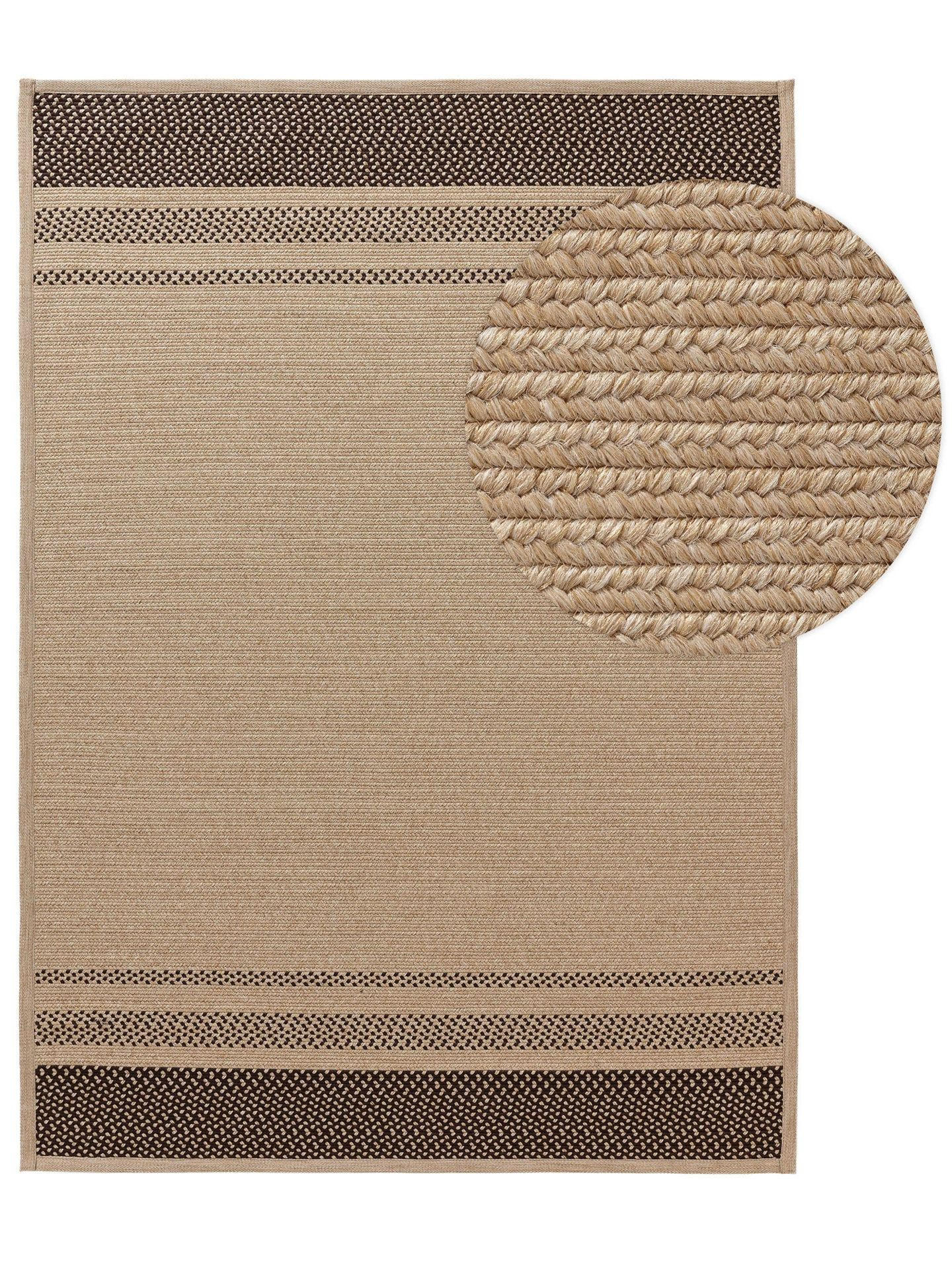 TEPPICH In- & - Braun, Kunststoff/Textil (120/1cm) - KUNSTLOFT