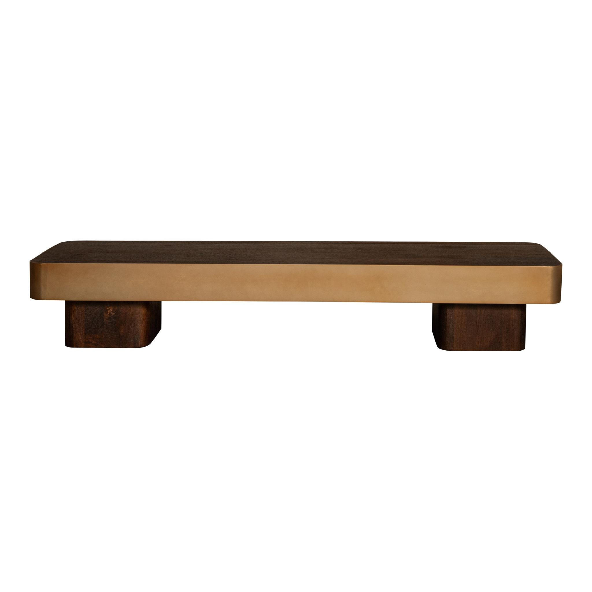Ptmd Collection Couchtisch Braun 45x31x180 cm