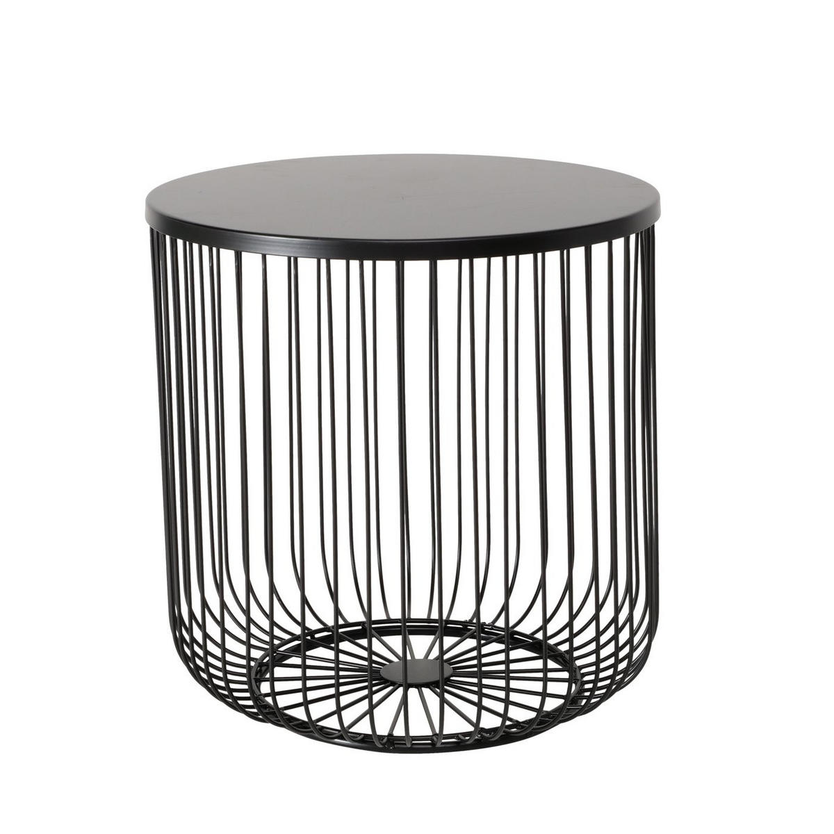 METALLTISCHE 2er Set Cindy Schwarz - Schwarz, Metall (45/45/47cm) - Boltze Home
