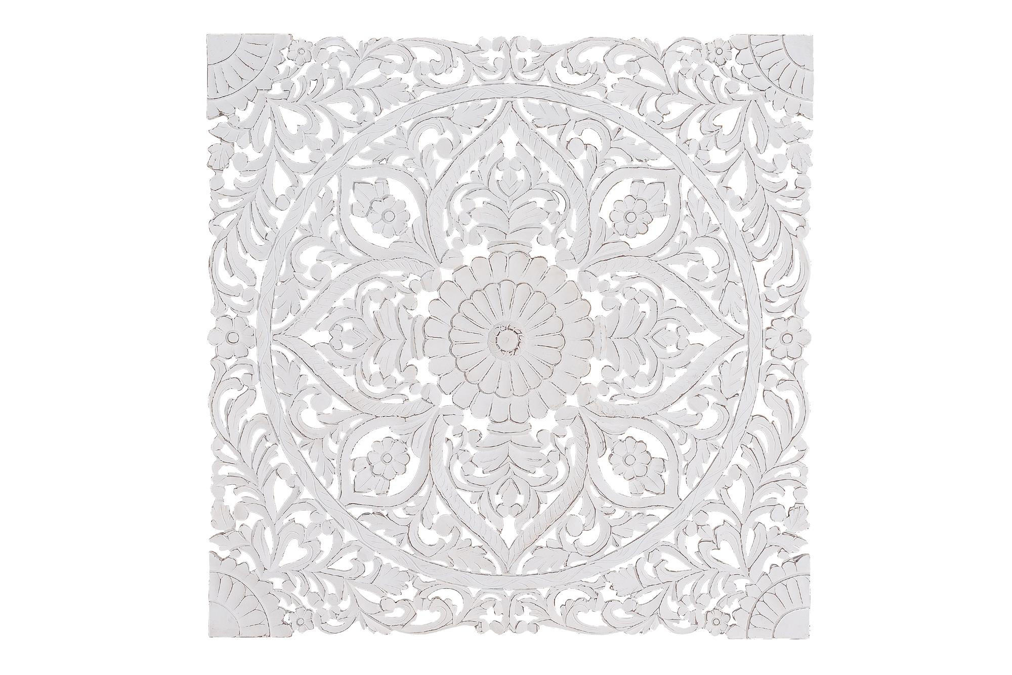 KOPFTEIL in Used-Optik in Weiß - Perlmutt, Holz (4/120/120cm) - Giner y Colomer