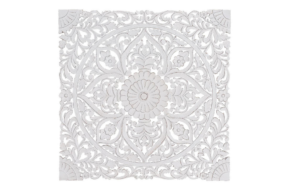 KOPFTEIL in Used-Optik in Weiß - Perlmutt, Holz (4/120/120cm) - Giner y Colomer