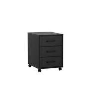 ROLLCONTAINER Jellyfish 57x40x50 cm Schwarz - Schwarz, Holz (40/57/50cm) - PROREGAL
