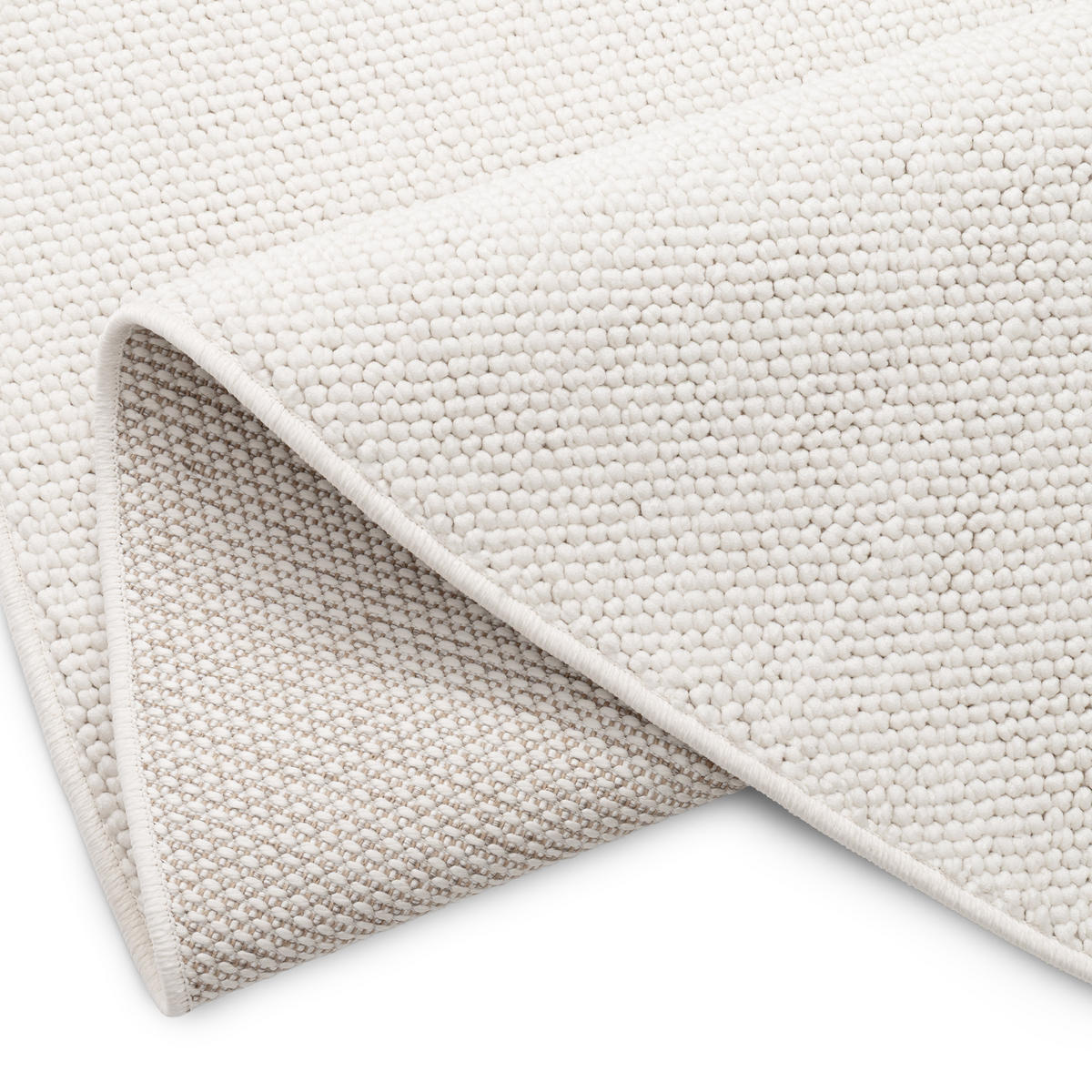TEPPICH AGRA Weiß 200/200 cm - Weiß, Textil (200/200cm) - Tapiso