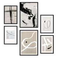 POSTER Set Mit 6 Kline Sammlung A3 & A4 Rahmenlos - Klar, Papier (29/3cm) - Nacnic