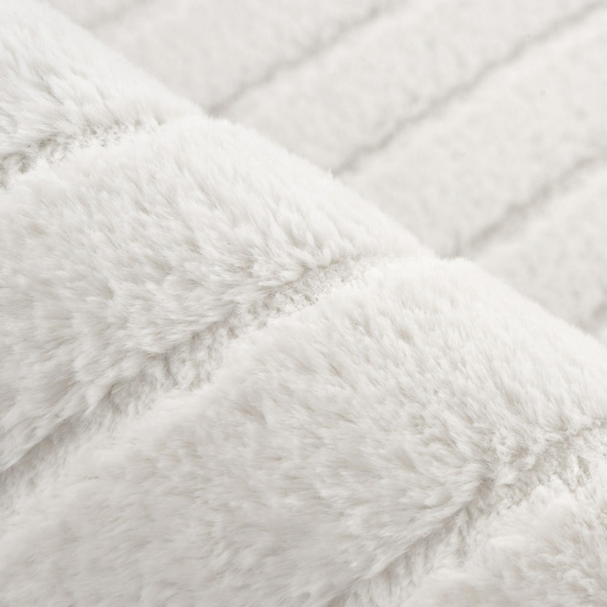 KURZFLOR-TEPPICH Waves 501 Weiß 120x170 cm - Weiß, Textil (120/170cm) - carpet city