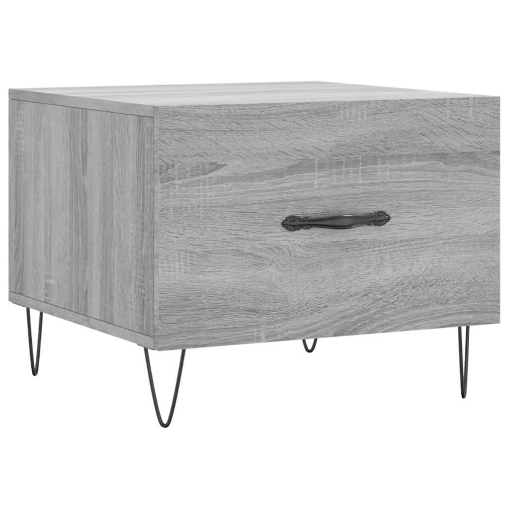 COUCHTISCH Grau Sonoma 50x50x40 cm Holzwerkstoff - Grau, Holzwerkstoff (50/50/40cm) - furnicato