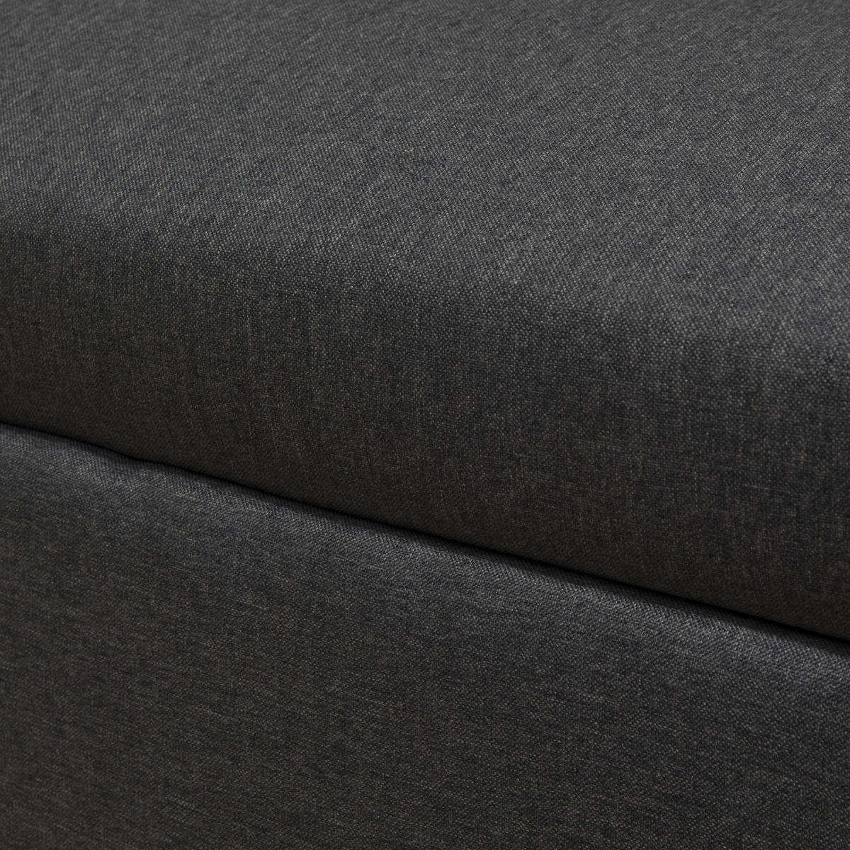 ECKSOFA CLARK Grau meliert 3 Plätze - Grau, Textil (225/146cm) - Happy Garden