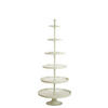 ETAGERE Hokksund Weiß Ø80/200 cm - Weiß, Metall (80/200cm) - Light & Living