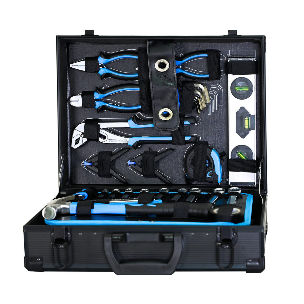 WERKZEUGSET 247 TEILE Kombi-Reparaturwerkzeug, Basis-Set, Blau - Blau, Metall (30/140/40cm) - Novahome
