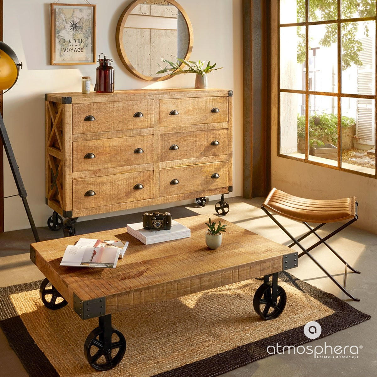 JUTETEPPICH 120/170 cm - Schwarz, Naturmaterialien (120/170cm) - Atmosphera Createur d´interieur