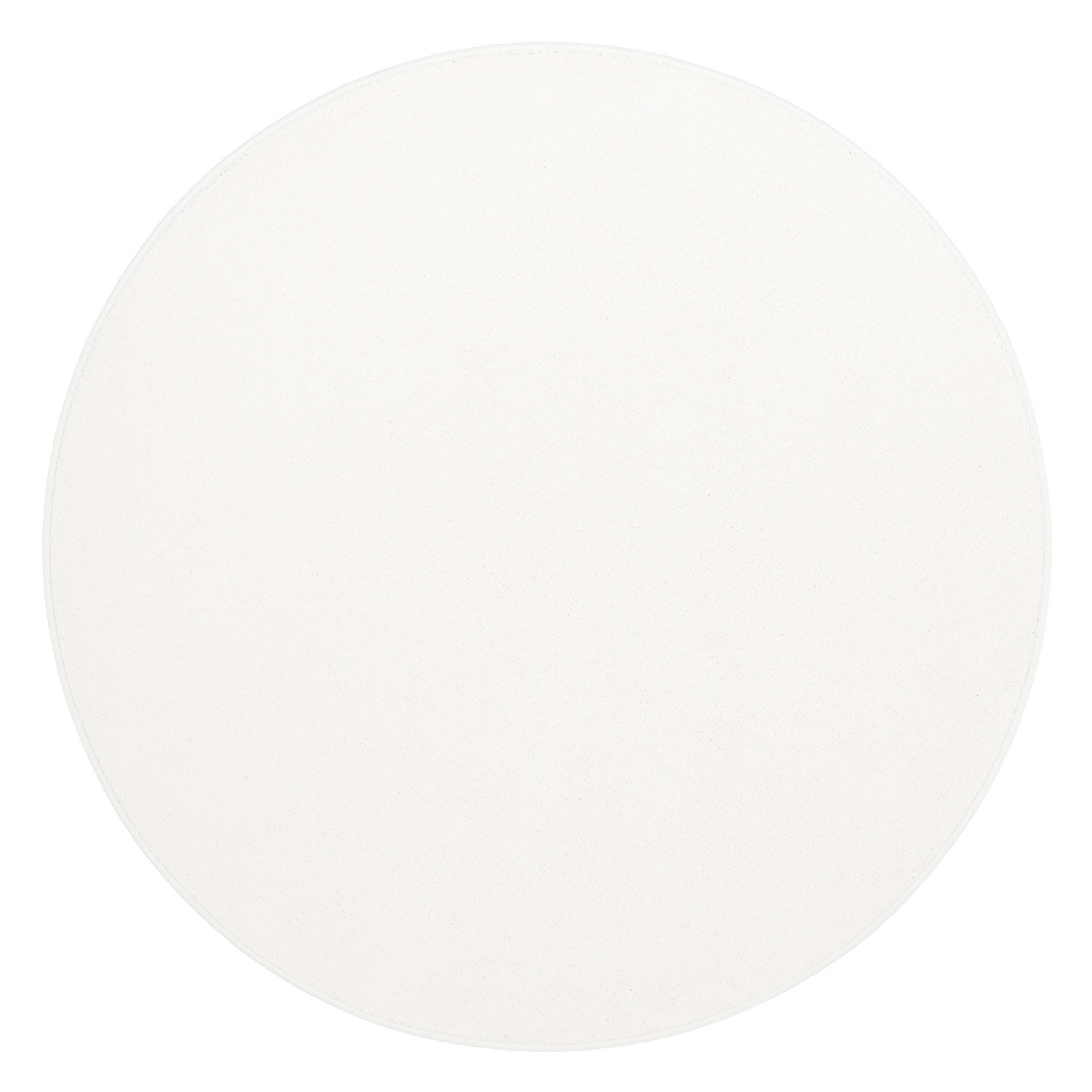 Snapstyle Hochflor Weiß 160x160 cm