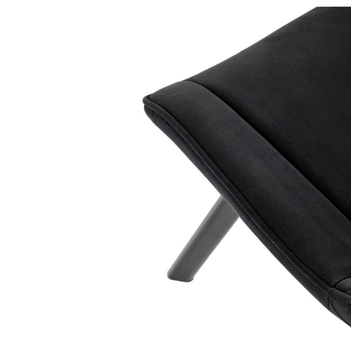 STUHL LUXI K520 - Schwarz, Holzwerkstoff/Metall (46/80/47cm) - Meblini