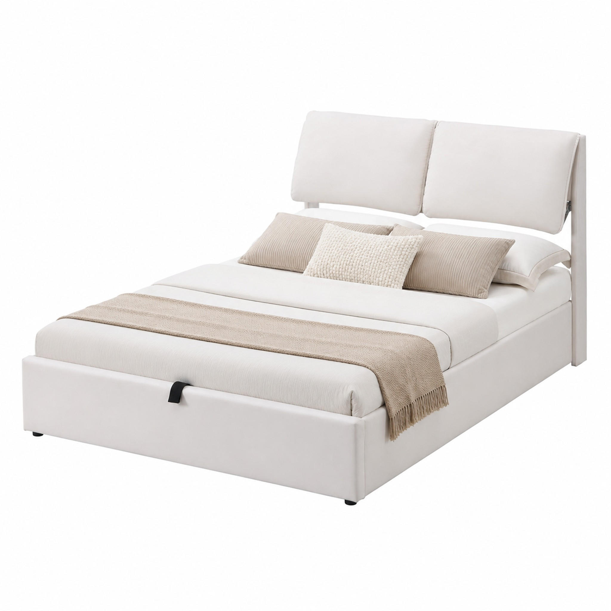 Beauniv Bett Beige 140x200 cm