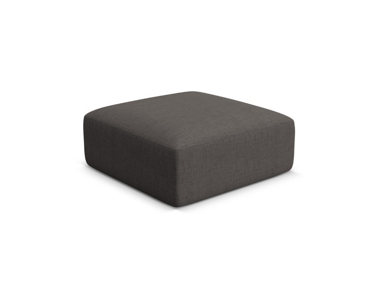 POUF Campi aus strukturiertem Stoff grau - Grau, Textil (90/40/90cm) - Cosmopolitan Design