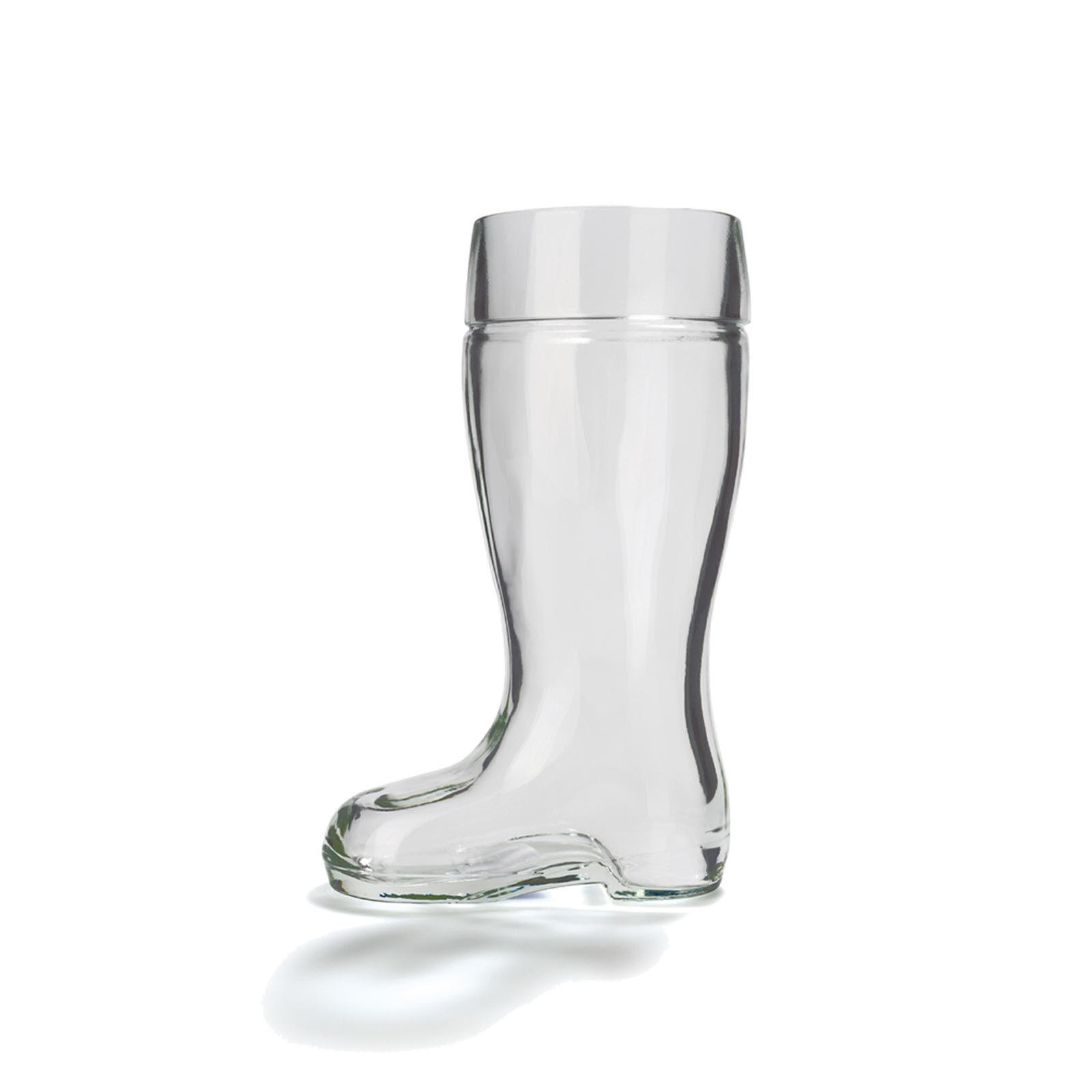 BIERGLAS Stiefel transparent 500 ml - Transparent, Glas (0.5L) - Stölzle Lausitz